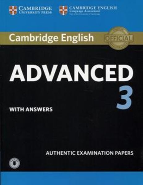 Picture of CAMBRIDGE ENGLISH ADVANCED 3 STUDENT´S BOOK WITH ANSWERS WITH AUDIO