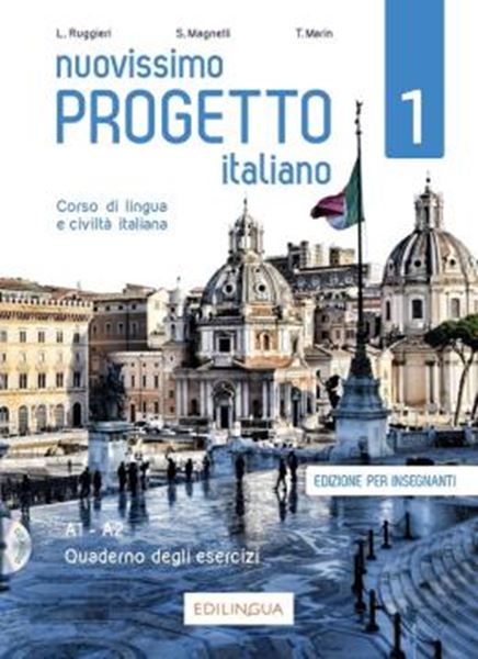 Picture of NUOVISSIMO PROGETTO ITALIANO 1 (A1-A2) - QUADERNO DEGLI ESERCIZI - EDIZIONE PER INSEGNANTI