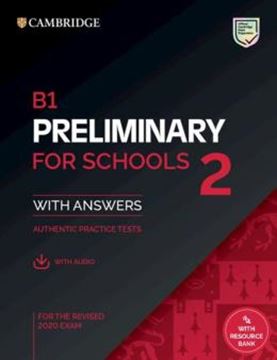 Imagem de B1 PRELIMINARY FOR SCHOOLS 2 STUDENT´S BOOK WITH ANSWERS WITH AUDIO WITH RESOURCE BANK