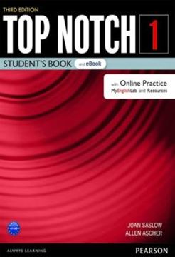 Imagem de TOP NOTCH 1 STUDENT BOOK + MEL + EB + OP + DR + APP - 3RD ED