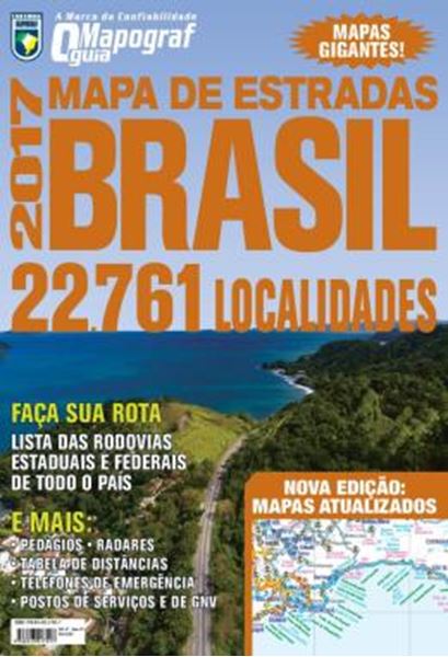 Picture of MAPA DE ESTRADAS BRASIL 2017