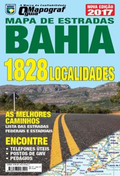 Picture of MAPA DE ESTRADAS BAHIA - GUIA MAPOGRAF
