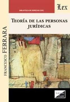 Imagem de TEORIA DE LAS PERSONAS JURIDICAS