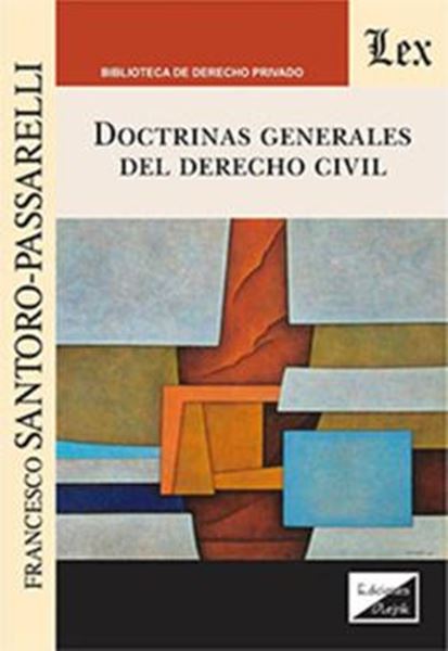 Picture of DOCTRINAS GENERALES DEL DERECHO CIVIL