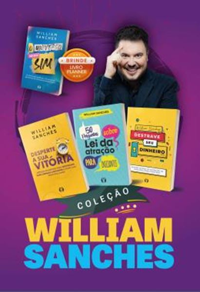Picture of COLECAO WILLIAM SANCHES - BOX - DESPERTE A SUA VITORIA + 50 PERGUNTAS SOBRE LEI DA ATRACAO PARA INICIANTES + DESTRAVE SEU DINHEIRO + O UNIVERSO SO DIZ SIM