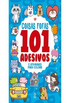 Imagem de 101 ADESIVOS ATIVIDADES E DESENHOS PARA COLORIR - COISAS FOFAS